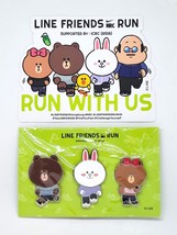 Nike NRC Line Friends Run 2021 Pin Badges (3pcs) & Sticker - Hong Kong Exclusive - $48.90