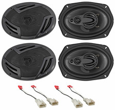 Rockville 6x9&quot; Front+Rear Factory Speaker Replacement For 2002-2006 Toyota Camry - £145.47 GBP
