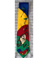 Vintage Men Necktie Neck Tie Looney Tunes Taz Tasmanian Devil Golf Golfi... - $16.99