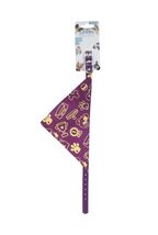 Dog Collar with Violet Bandana Small - $2.95