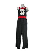 Nightmare Before Christmas Jumpsuit Juniors M 7-9 Jack Skellington Overalls - £23.56 GBP