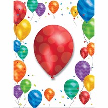 Balloon Blast 8 Ct Invitations with attachment Party - £4.50 GBP