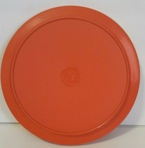 Vintage Tupperware Harvest Orange~Replacement Seal N Serve 7” Round Lid - £5.25 GBP