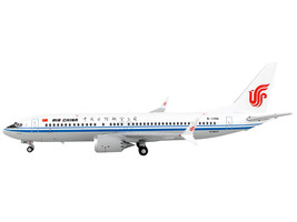 Boeing 737 MAX 8 Commercial Aircraft &quot;Air China&quot; White with Blue Stripes 1/400 D - £48.90 GBP