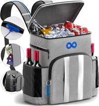 Everlasting Comfort Insulated Cooler Backpack - Keeps 54 Cans, Beach Acc... - £37.72 GBP