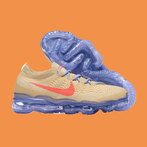 New Nike Air VaporMax 2023 Flyknit Men&#39;s Yellow Blue Comfortable Shoes - £122.38 GBP