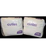 Cuties Premium Size 7 Baby Diapers (2X25, 50 total) Fits Up To 41 Lbs - $7.02 CAD