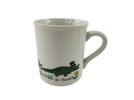 Papel A La Gaton Alligator Gator Family Swamp Nola Coffee Cup Mug Cup Ja... - £9.98 GBP