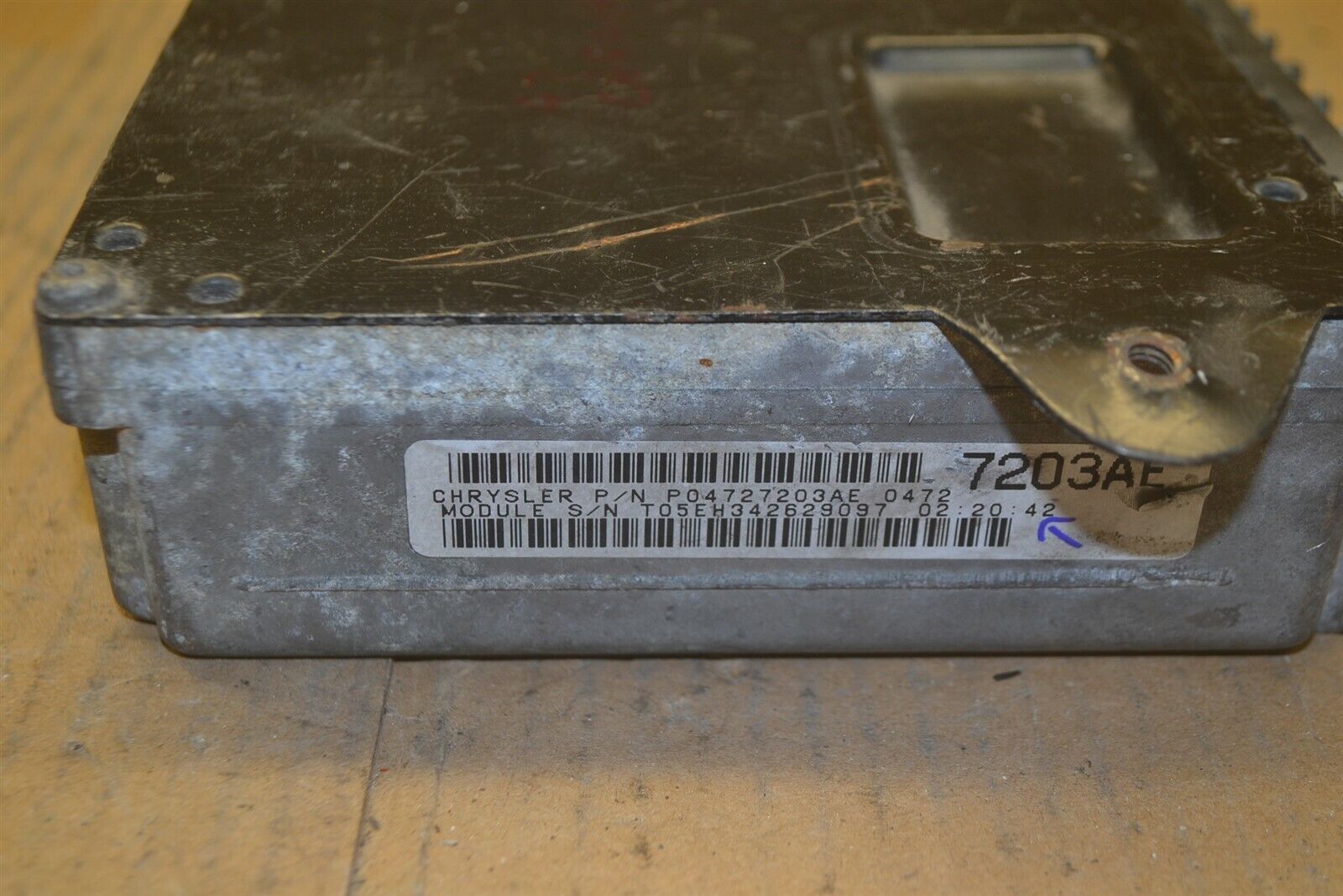 97 Dodge Caravan 3.0L Engine Control Unit ECU P04727203AE Module 473 ...