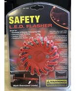 New Magnetic LED Safety L.E.D. Flasher - Disc Beacon Roadside Flashers W... - $282.73 MXN