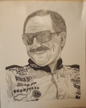 Dale Earnhardt 16&quot; x 20&quot; Sketch by Jim Montgomery 2002 In Protective Plastic - £23.62 GBP
