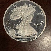 6 Troy oz, Half Troy Pound 2009 Silver Eagle .999 Fine Silver With Plast... - $319.95