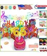 Unique 65th Birthday Greeting Card with Lights, Music &amp; Interactive LED ... - $37.18 CAD