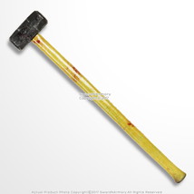 34&quot; Foam Chrome Sledge Hammer Bloody Costume Walking Zombies Movie Cosplay - $347.39 MXN