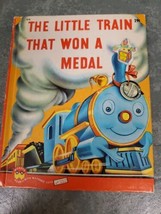 THE LITTLE TRAIN THAT WON A MEDAL Wonder Book #512 1st Edition 1947 Vintage - $5.86
