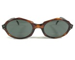 Vintage AIRFIELD June Fink I-74 Sunglasses Frames Brown Round 45-20-140 - £22.00 GBP