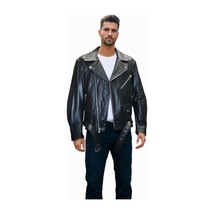 First Mfg Men&#39;s Fillmore Motorcycle Leather Jacket - $228.65