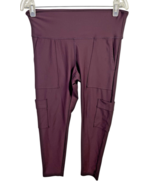 Old Navy Active Powersoft Leggings Size PL Plum Purple Pockets Ankle Womens - $49.83
