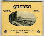 10 Snap Shot Views of Quebec Canada 1930&#39;s Photographs in Folder - $17.82