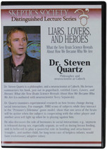 Skeptics Society Lecture DVD-R Steven Quartz Liars Lovers &amp; Heroes Brain Science - £14.01 GBP