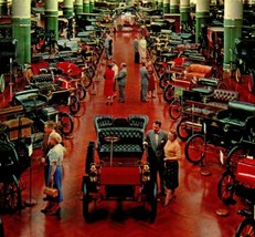 Dearborn Michigan MI Antique Automobiles Henry Ford Museum Vtg Chrome Postcard  - £3.11 GBP