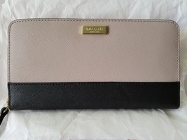 Kate Spade Laurel Way Neda Wallet - Almndne/Bk - £111.80 GBP