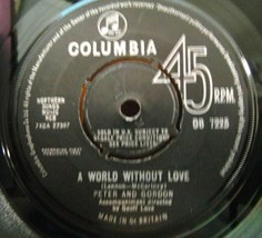 Peter and Gordon-A World Without Love / If I Were You-45rpm-1964-VG+ U.K. Issue - £11.80 GBP