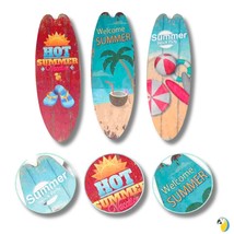 Surfboard Wall Hanging 3-Pack Deal • Beach &amp; Coastal Summer Surfing Wood... - $39.60