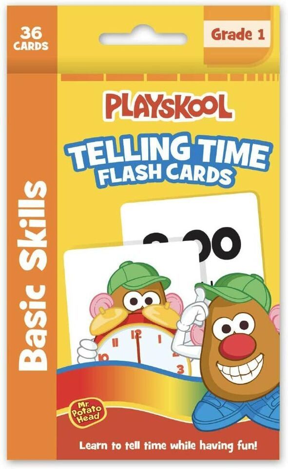 Flash Cards Playskool Learning Educational and Games for Kids (Telling Time) - $9.89