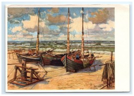 Painting Sailboats Postcard - $110.90 MXN