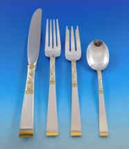 Golden Scroll by Gorham Sterling Silver Flatware Set Place size Service ... - $2,272.05