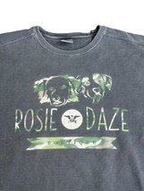 Rosie Daze Dog Retro Crewneck Sweatshirt LARGE Gray Boutique Vintage Y2K - £23.39 GBP