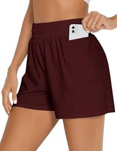 Women&#39;s Cotton Sweat Shorts Workout Running Shorts High Waisted Athletic... - $5.93