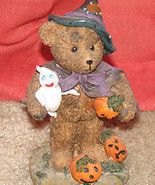 Teddy Bear Halloween Statue - approx.4&quot; tall - £0.78 GBP