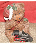 Baby Teddy Bear Christmas Statue - approx.4&quot; tall - £0.78 GBP