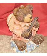 Angel Teddy Bear christmas Statue - approx.4&quot; tall - £0.78 GBP