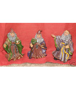 3 Wise Men 3" Tall Resin Statues for Holidays - $3.95