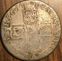 1709 UK GB GREAT BRITAIN SILVER SHILLING COIN - $86.92