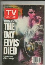 ORIGINAL Vintage August 15, 1981 TV Guide Magazine Elvis Presley - £15.48 GBP