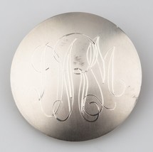 Leonore Doskow Vintage Sterlingsilber Liebes Token Graviert 30 Mm 6,6 Gramm - $57.59