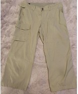 columbia women’s Beige Outdoor Cargo pants size 6 - £14.69 GBP