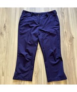 Nike Golf Tour Performance Dri-Fit Size 6 Plum Purple Women&#39;s Capris Poc... - $275.14 MXN