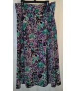NWT WOMENS CATO ABSTRACT PRINT LINED PULL ON SKIRT   SIZE L - $42.08 CAD