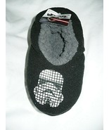 Star Wars Fuzzy Babba Slipper Socks Size S/M Black 1 Pair Gripper Bottoms - $212.30 MXN