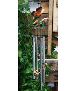 Mariposa Butterfly Flitting On Petal Resonant Relaxing Wind Chime Garden... - $48.54 CAD