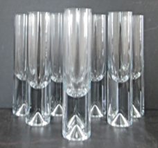Set of 8 Krosno Poland Art Glass Bud Vases 8 1/8 Inches Tall - $127.71