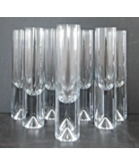 Set of 8 Krosno Poland Art Glass Bud Vases 8 1/8 Inches Tall - $178.69 CAD