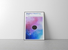 Stephen Hawking Scientist  Poster wall decor - £11.74 GBP+