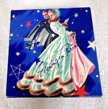 Vintage Evening in Paris Dancing Man Woman Starlight Perfume Set Box Only - $12.38