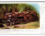 Half Way House Pikes Peak Colorado CO UDB Postcard W2 - $5.89